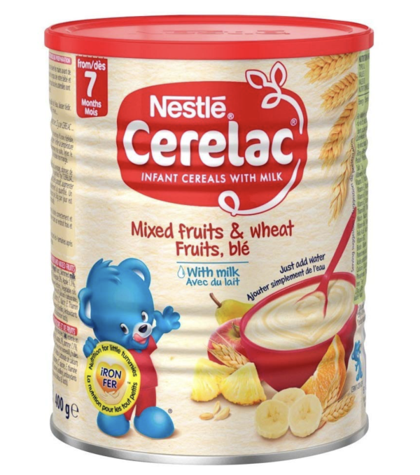 Nestle Cerelac, Mixed Fruits and Wheat with Milk, 14.1 Ounce Can